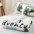 thumbnail image 4 of Catabedysis Watercolor Modern Camping Quilt King,3D Camper Print King Coverlet Set For Boys,Multicolor,3 Pieces, 4 of 7