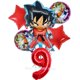 thumbnail image 3 of Bandera con números para fiesta de cumpleaños con temática de Dragon Ball, Son Goku, Vegeta, globo, decoración para tarta, regalo de Navidad para niños, 3 of 5