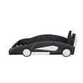 thumbnail image 3 of Yoneston Kids Twin Size Race Car-Shaped Platform Bed with Wheels, Faux Leather Upholstered Bed Frame Good for Toddler, Black, 3 of 13
