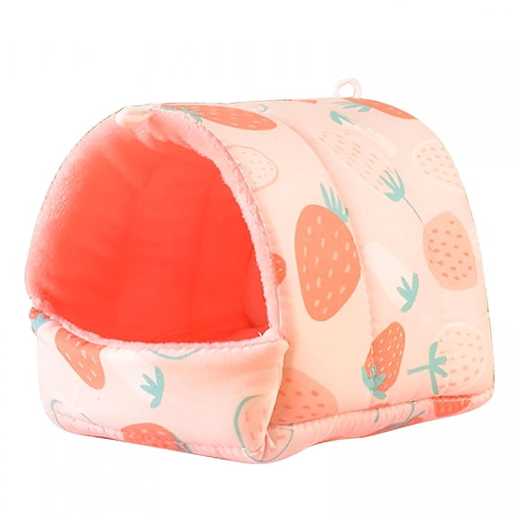 ACDANC Parrot Bird Bed Hammock Winter Warm Bird Plush Nest Toy for Parakeet Comfortable Hanging Bird Bed for Cage
