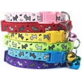 thumbnail image 5 of Puppy Collar with Bell, 2 Pack Girl's Small Dog Collar with Bell Nylon Cute Female Cat Collars Adjustable for XXS XS Little Small Girl's Kitten Dogs, 5 of 5