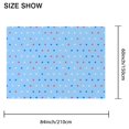 thumbnail image 3 of Rectangular Tablecloth 60x84 Inch – Waterproof Polyester Printed Table Cover, Wrinkle Resistant, Washable for Kitchen & Dining, Colorful Geometry Pattern, 3 of 6