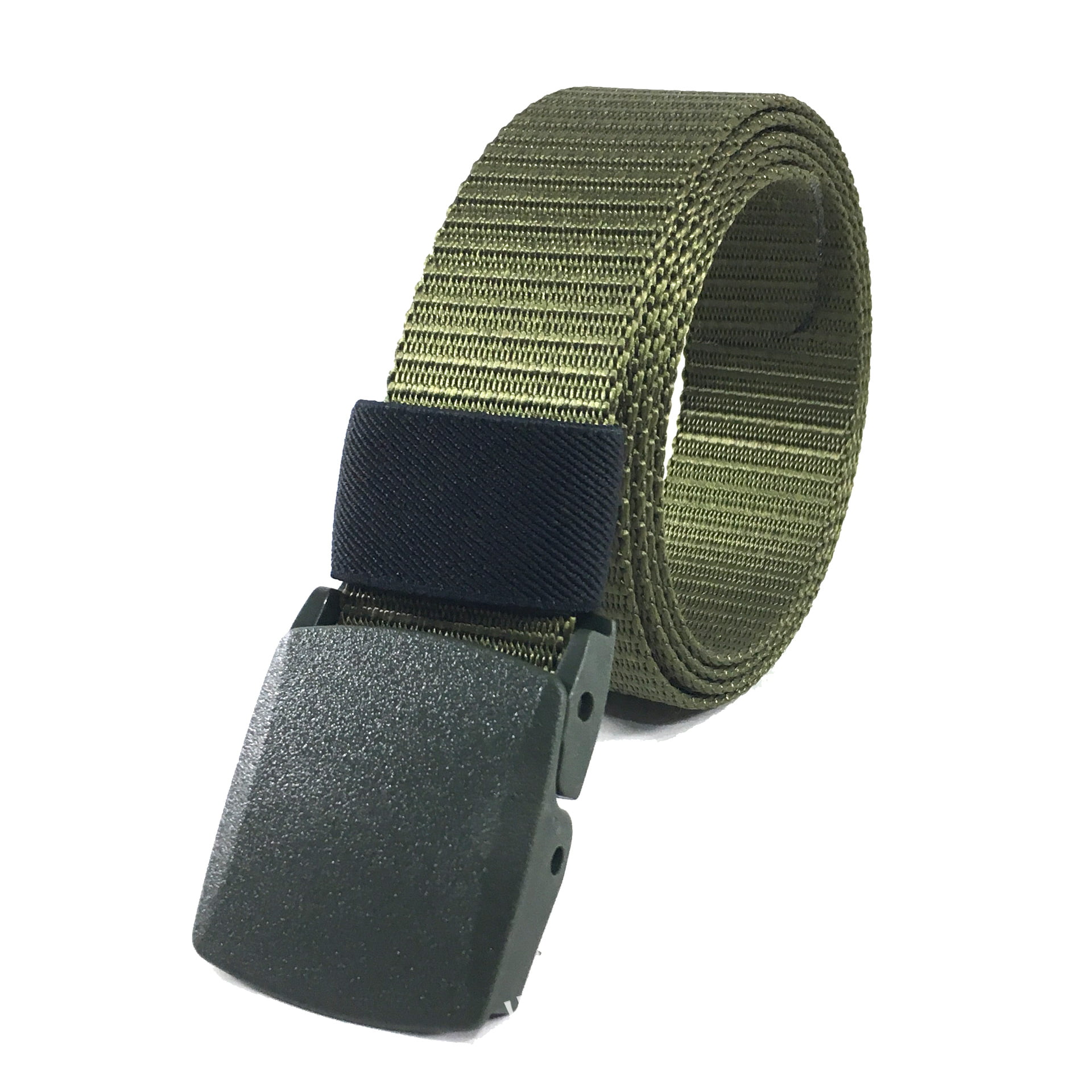 AXBXCX Non-Slip Tactical Belt Outdoor Military Nylon Webbing 1.5 Riggers Web Belt with Metal Buckle