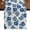 Off White, variant on Navy Blue Flowers Burlap Cotton Table Runner 13x90 Inches Long, Sky Blue Summer Rustic Wood Grain Farmhouse Table Runners, Outdoor Dining Table Decor for Baby Shower/Party/Wedding