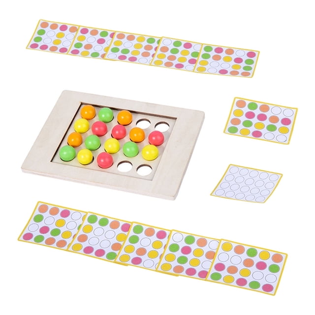 Juego de memoria de madera, juego de rompecabezas, juego de combinación de tablero familiar para niños y adultos, juego de memoria educativo