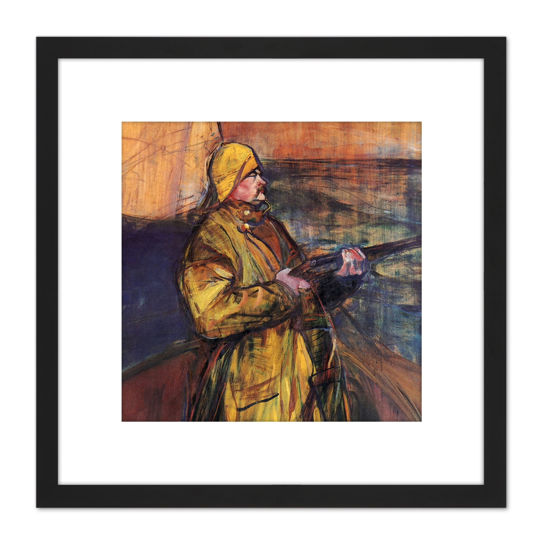 Toulouse-lautrec Maurice Joyant Somme Bay Painting 8X8 Inch Square ...