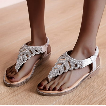 

Summer Women s Flip-Flops Open Toe Casual Beach Shoes Flats Sandals