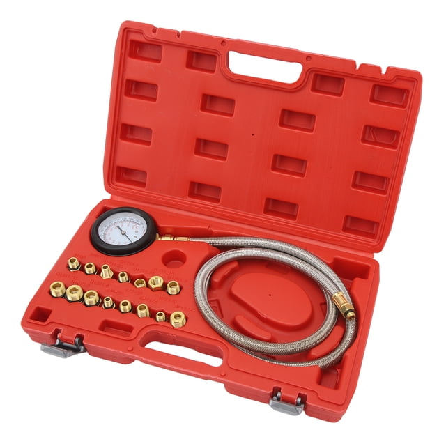 Oil Pressure Gauge Kit, Precise Leak Proof Anti Aging 0 To 150psi Oil Pressure Tester Gauge Tool High Strength Universal For Vehicles