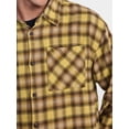 thumbnail image 4 of No Boundaries Boxy Cotton Plaid Flannel with Long Sleeves, Men's and Big Men's XS-4XLT, 4 of 5
