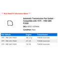 thumbnail image 2 of Automatic Transmission Pan Gasket - Compatible with 1979 - 1980 GMC P3500, 2 of 2