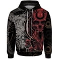 thumbnail image 2 of Sudaderas de otoño para hombre, sudadera con capucha con estampado de calavera gótica, ropa Y2k, ropa holgada para hombre, sudadera con capucha informal Harajuku para hombre, 2 of 5