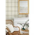 thumbnail image 3 of NextWall French Vanilla Calverlay Plaid Peel and Stick Wallpaper - 20.9 in. W. x 18 ft. L. Roll, 3 of 7
