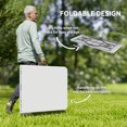 thumbnail image 4 of Outsunny 6ft Folding Picnic Table, Plastic Camping Table with Carry Handle, 4 of 10