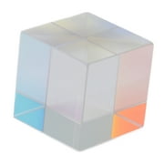 Prism Cube Optical Glass RGB Dispersion Color Cube Sun Catcher X Cube Prism Birthday Gift 20x20x20mm/0.8x0.8x0.8in