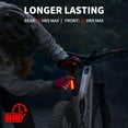 thumbnail image 5 of Long-Lasting Waterproof Ultra Bright led Bike Light Set for Night Riding Includes Front and Rear Bike Lights with Long Battery Life, Ideal for Young and Middle-Aged Outdoor Enthusiasts Lodkmivi, 5 of 7