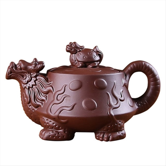 Tetera Tradicional China de Arcilla Roja, Teteras, Juego de Té Puer y Café, Tetera Yixing, Tetera de Arcilla, de Té Marrón.
