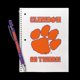 thumbnail image 1 of Set de regalo con bolígrafo de felicitación Clemson Tigers, cuaderno en espiral con bolígrafo, 1 of 6