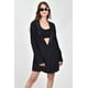 thumbnail image 4 of Blazer largo Roman Fashion /Juvenil, 1225 (Negro) negro M, 4 of 7