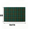 thumbnail image 3 of SLYNSHome 2 Pcs Christmas Plaid Placemats, Classic Red Tartan Table Mats, Washable Fabric Heat Insulation Dining Pad For Holiday Kitchen Table Decor Home Accessory, 3 of 7