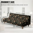 thumbnail image 7 of Xoenoiee Mushroom Moon Butterfly Leaves Print Futon Cover for Armless Sofa Bed, Leakproof and Scratch-Resistant Futon Mattress and Couch Cover Protector for Kids, Cats and Dogs, 7 of 7