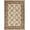 Ivory, variant on Como Area Rug 1590 Traditional Ivory Petals Leaves 2' 2" x 7' 7" Rectangle