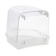 thumbnail image 2 of Baño para pájaros para jaula, accesorio de juguete colgante para baño de pájaros, ducha transparente para loros y periquitos. Claro, 2 of 9