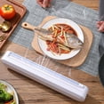 thumbnail image 4 of Inteprter Suministros de cocina multifuncionales Dispensador y cortador de película adhesiva y papel de aluminio Hebilla elástica Cocina Útil Organizadores de utensilios de cocina, 4 of 6