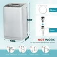 thumbnail image 3 of Simzlife 1.04 Cu.ft Portable Washing Machine 8.8LBS with LED Display, Compact Washer for Apartments, Homes, Light Grey, 3 of 9