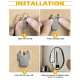 thumbnail image 5 of 20 Pcs Claw Picture Hangers for Drywall, Heavy Duty Wall Picture Frame Hanging Hooks Art Hanging No Damage Heavy Duty Mirror Photo Poster Painting Hanger Hardware Kit for Room Office, 5 of 10