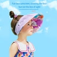 thumbnail image 4 of Sun Visor Headband Wide Brim Sun Hat Beach Sports Play Summer Parent-Child Sun-Protection Cap, 4 of 8