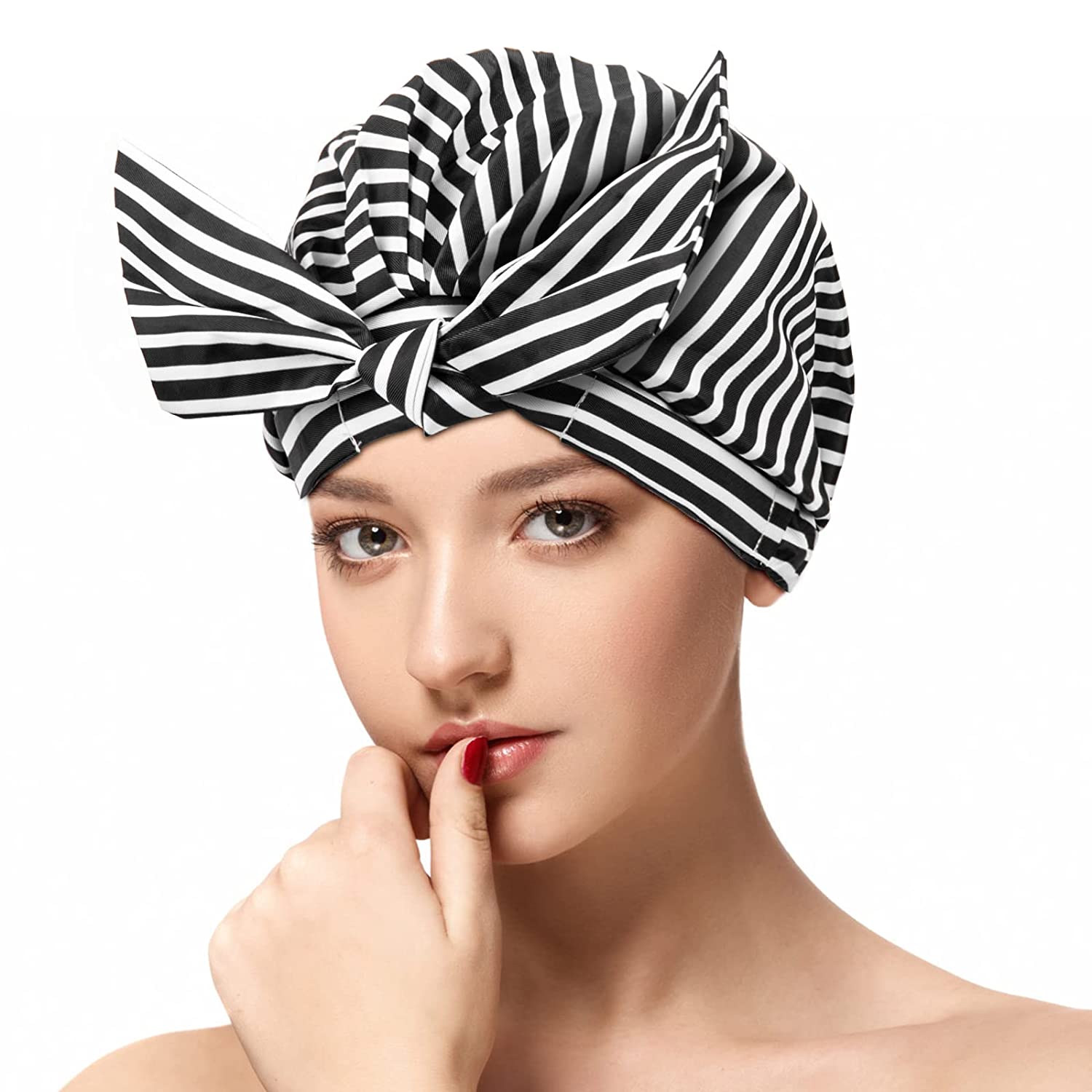 ZMLEVE Shower Cap, Waterproof Shower 