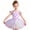 Light Lavender with Purple Bow, variant on Girls Off Shoulder Butterfly Print Ballet Tutu Dress Rainbow Tulle Skirted Leotard Gymnastics Dance Costume for Kids 3-7 Years Old