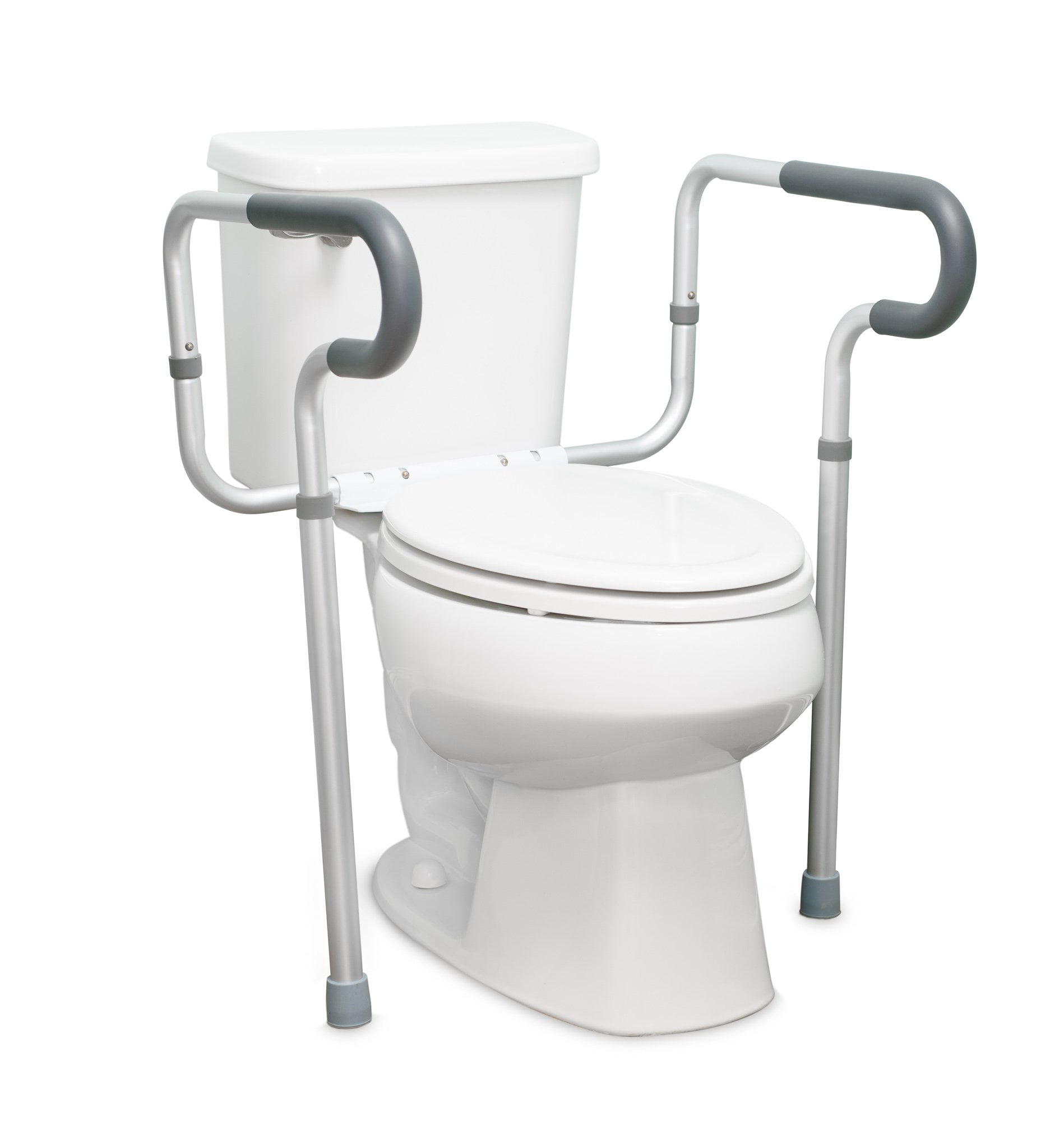 McKesson Gray Aluminum Toilet  Safety  Rail  Up to 300 lbs 