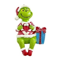 Christmas Cute Cartoon Stocking Holder Ornament, Funny Christmas Party Home Decorations For Mantel, Window And Tabletop