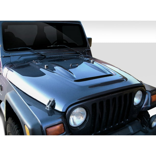 1997-2006 Jeep Wrangler Duraflex Heat Reduction Hood (must be used with  highline fenders) - 1 Piece 