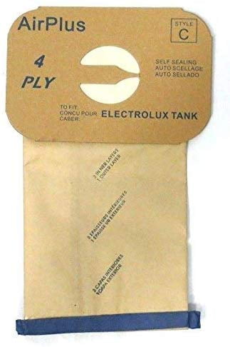 DVC Brand Electrolux Type C Canister Vacuum Cleaner Bags 4pk 