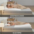 thumbnail image 7 of Continental Sleep, Extra Wide Bed Wedge Pillow, Body Support Sponge, Tringle Incline Cushion to Elevate Upper Body, Good for Neck Pain, Snoring, Acid Reflux, 40 x 20 x 4, White, 7 of 7