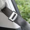 thumbnail image 2 of clips para cinturón de seguridad de coche, abrazaderas, cierres, clips de ajuste, antideslizantes, ajustables, plateados., 2 of 5