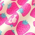 thumbnail image 5 of Barbie Girls Dress Allover Strawberry Print Bowknot Sleeveless Summer Dresses Girls Fashion Sizes 2-9Y, 5 of 8