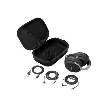 Denon Electronics - Wireless Noise-Cancelling Headphones, Up to 20 hours of Bluetooth and Noise Cancelling - Black