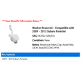 thumbnail image 2 of Washer Reservoir - Compatible with 2009 - 2013 Subaru Forester 2010 2011 2012, 2 of 2
