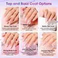 thumbnail image 6 of Gellen 71Pcs Gel Nail Polish Kit with 54W UV Light, 32Colors Mist & Sparkle All Seasons Hema-Free Gel Polish Set with 5pcs Functional Gel Top Base Coat, Nail Art Salon Manicure for Women, 6 of 9