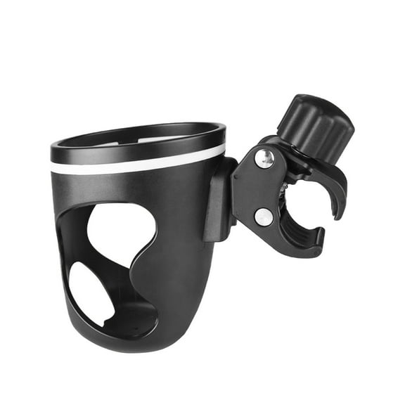DECOMELODY 1Pcs Black ABS Plastic Cup Holder for Scooter 16x4.7x3.9Inch Adjustable and Rotatable