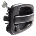 thumbnail image 5 of For Chevy Tahoe 2000-2006 Exterior Door Handle Passenger Side | Front | Textured Black | w/ Key Hole | Replacement For GM1311129 | 15034986, 80577, 5 of 6