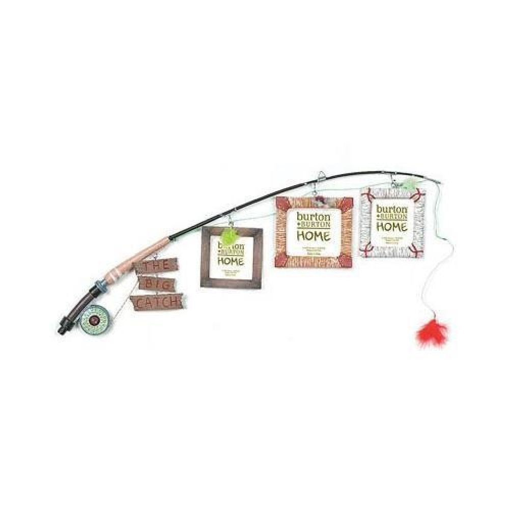 The Big Catch Fly Fishing Pole Photo Picture Holder Frame Themed Decor - image 2 of 5