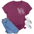 thumbnail image 1 of UANWENN T-Shirt Décontracté Imprimé à Col Rond à Manches Courtes pour Femme Haut sous Sarrau Femmes Chandails à Manches Longues Femmes T-Shirt de Course Femmes Hauts d'Été Chemises de Travail Femmes Été Hauts à Manches Longues pour Femmes, 1 of 2