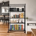 thumbnail image 2 of Simple Deluxe 5-Shelf Shelving Unit - Heavy Duty Storage Shelving, Metal Wire Shelving, Storage Organizer Standing Rack for Kitchen, Office and Garage, 29.92'' x 13.98" x 62.99",, 2 of 7