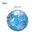 thumbnail image 2 of Uxcell 3Pcs Decorative Glass Balls 3.15 inch Orbs Centerpiece Balls Mosaic Glass Balls for Decor Bowls, Bright Blue, 2 of 5