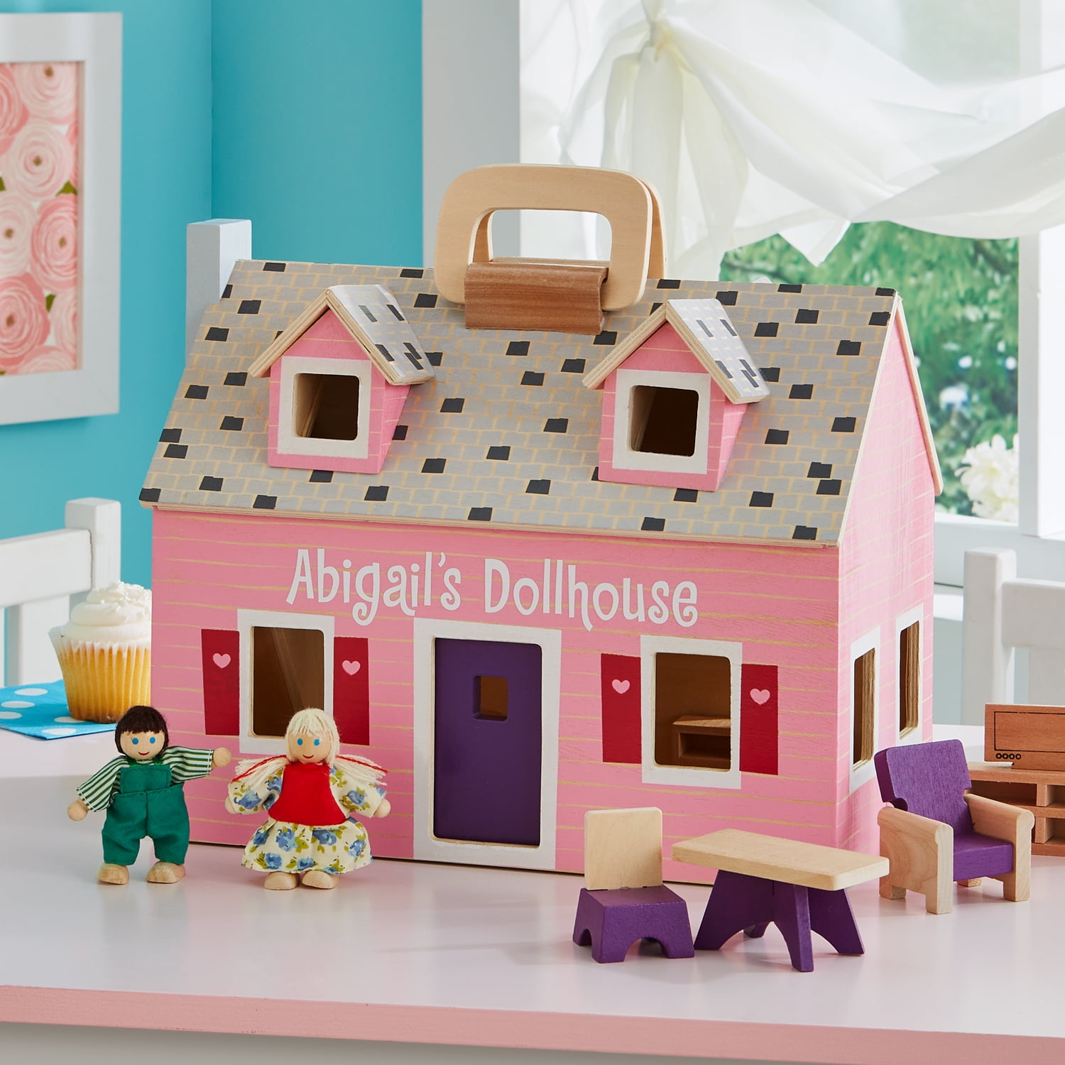 melissa and doug dollhouse furniture walmart