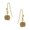 Peach, variant on 1928 Jewelry Light Topaz Crystal Pave 6mm Cluster Drop Earrings